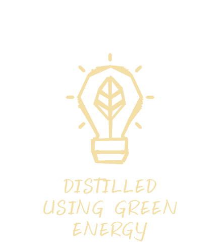 Distilled using green energy