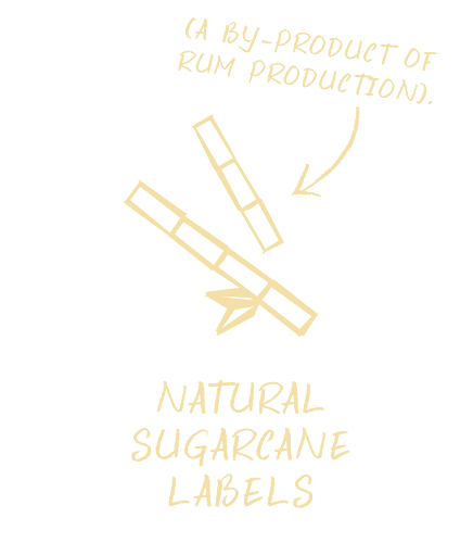 Natural Sugarcane Labels